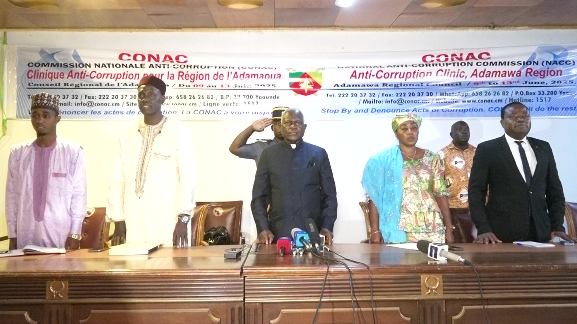 La Clinique Anti-Corruption de la CONAC Fait arrêter Cinq Personnes à Ngaoundéré
